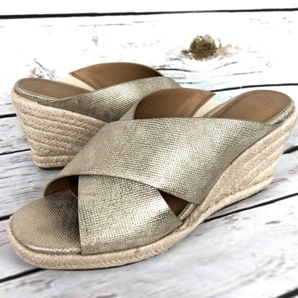 Womens New Direction Espadrille Wedge Open Toe 8